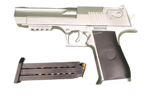 Pistola Desert Eagle Realista Expulsor De Casquillo Juguete