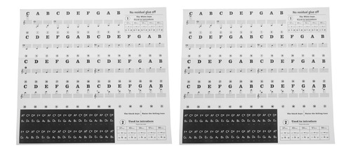 Adhesivo Universal Para Teclado 88/61/54/49, 2 Unidades, Tra