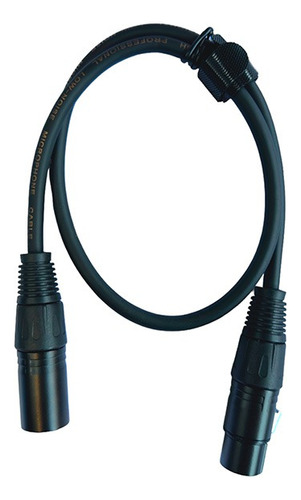 Cable Para Micrófono Xlr Canon Macho Hembra 0.5 Metros