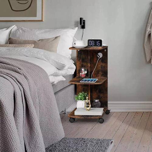 Buro Para Recamara Mesa De Noche Elegante Minimalista