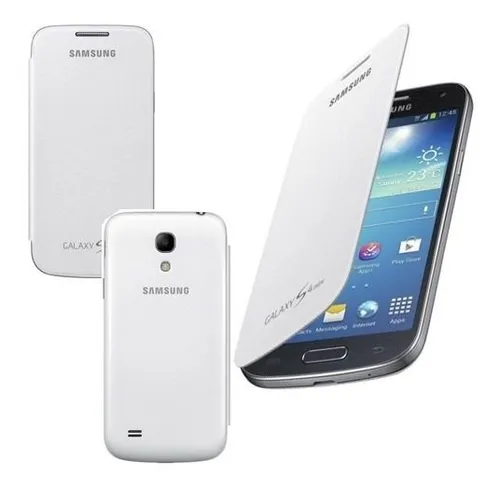 Funda Flip Cover Samsung Galaxy S4 Y S4 Mini Original + Film (Usado)