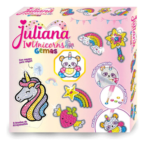 Juliana I Love Unicorns Set De Gemas 