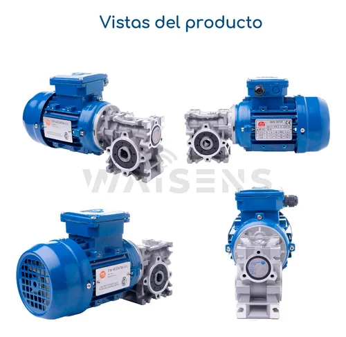 Motorreductor Motor 0.34hp Reductor NÂș 50 1:100 15 Rpm