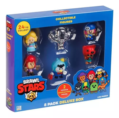 Conjunto De 8 Bonecos Brawl Stars, Pacote Com 8