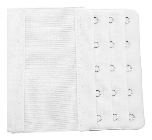 5x Sujetador Extensor Correa Gancho Tamaño Libre Blanco