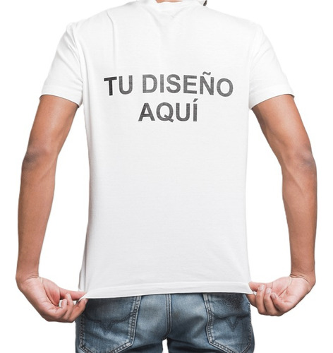 Mockup Editable Remera Camiseta Blanca Frente Y Dorso