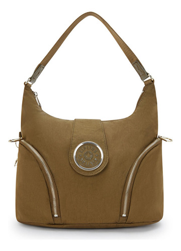 Cartera Mujer Kipling Ilie Marrón Color Café