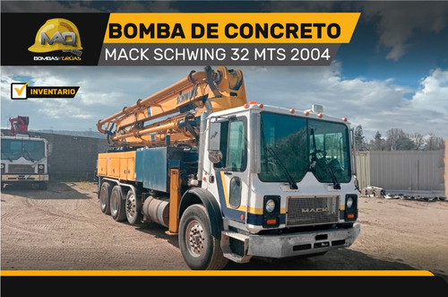 Bomba Pluma De Concreto Mack Schwing 32 Mts 2004