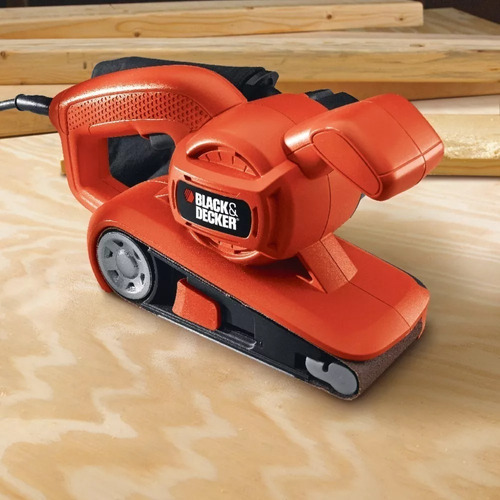 Imagen 4 de 5 de Lijadora de banda Black+Decker BR318 naranja 50Hz 680W 220V