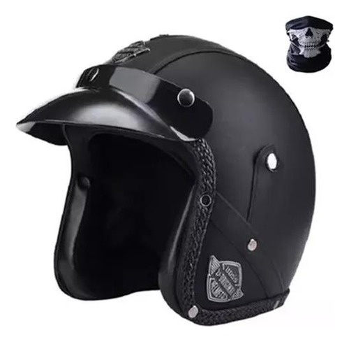 Casco 3/4 Abierto,casco De Moto Vintage Hombre Y Mujer