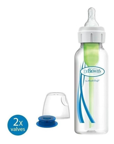 Biberón Dr Brown´s Estándar Labio Leporino y Paladar Hendido 250ml Color Transparente Estándar