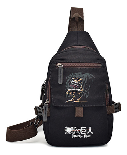 Attack Of The Giants/anime Mochila Bandolera