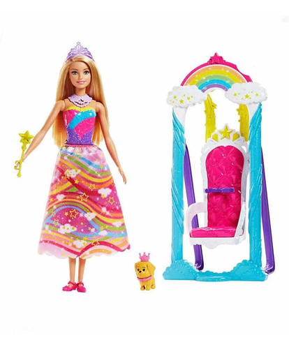 Barbie Trono De Princesa Dreamtopia