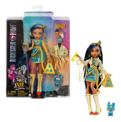 Monster High Cleo De Nile Doll Pet Y Accesorios