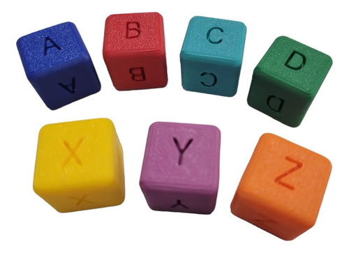 Cubos Numeros + Letras + Signos Matematicos. 50 Piezas. 