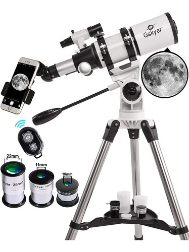 Telescopio Gskyer Refractor Astronomico Espacial Az De 80...