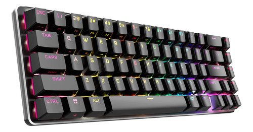 Tieti Teclado Mecanico Para Juegos Inalambrico 2.4g, Bluetoo