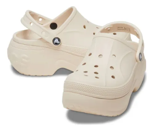 Zuecos Bella Clog C R O C S Beige