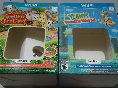 Cajas Amiibo Yoshi Y Animal Crossing