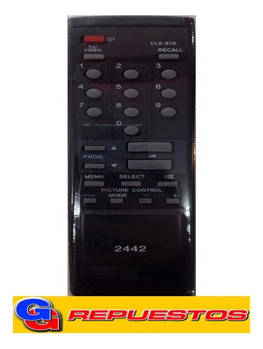 Control Remoto Tv Hitachi (2442) Cle878