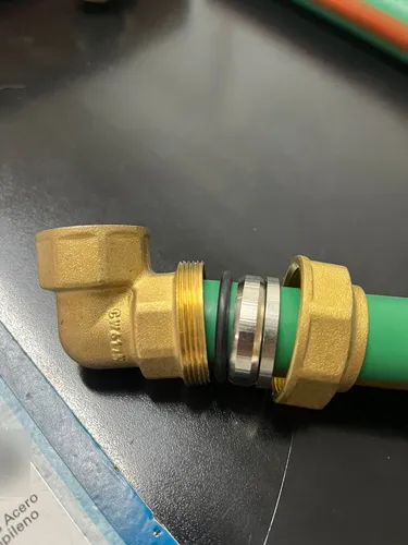 Acople Codo Hembra 25 Para Reparar Termofusion Acqua System