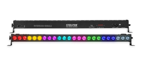 Imagen 4 de 6 de Steelpro Barra Led Alta Potencia 24x5w Rgb - 3 En 1