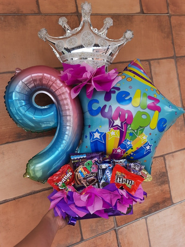 Imagen 8 de 10 de Arreglos De Globos Para Cumpleaños Aniversarios Mamá Niños