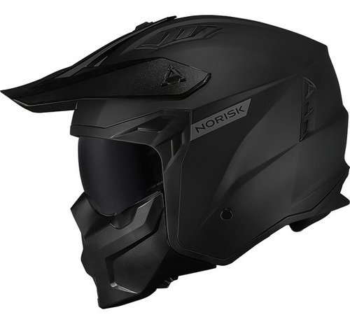 Capacete Norisk Darth 2 Monocolor - Preto Fosco Tamanho Do Capacete 60