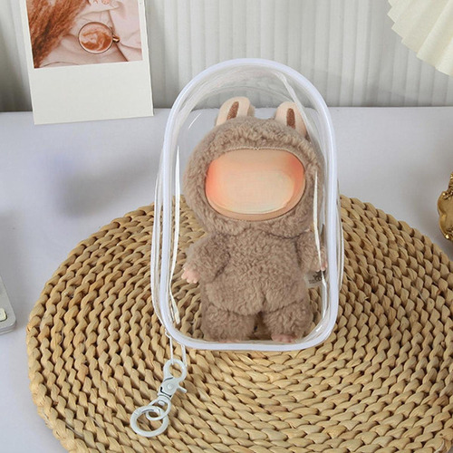 ( Bolsa De Figura Transparente Con Vitrina De Llavero Para