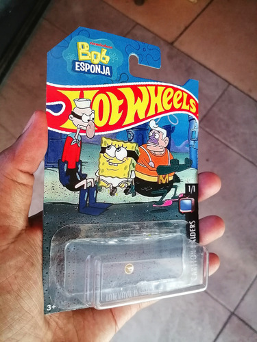 Botemovil Invisible Bob Esponja Hot Wheels Custom (Usado)