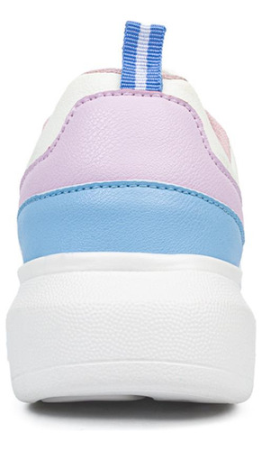 Imagen 5 de 8 de Tenis Katrena 1 Blanco-lila Para Mujer Croydon