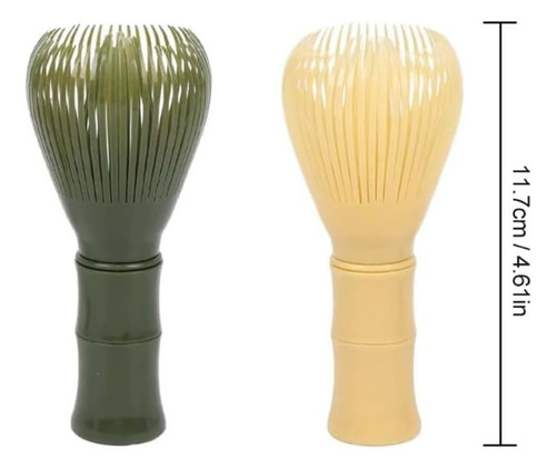 2 Peças De Resina Pp Matcha Whisk Chasen Tools Para Matcha G
