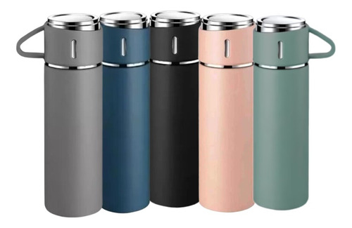 Set Termo + Tazas Colores