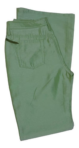 Pantalón Tommy Hilfiger Talla 28  Verde Manzana Metalizado 