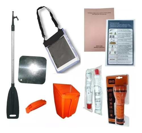 Kit Combo Elementos Seguridad Nautica Embarcaciones Pna- 03