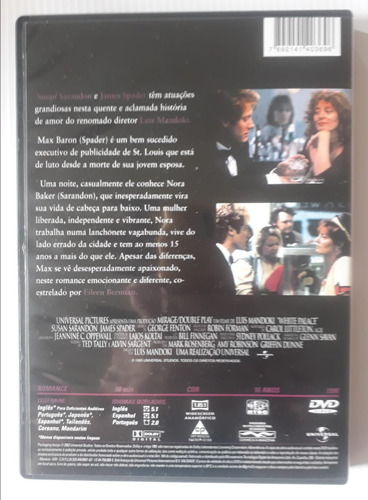 Dvd Loucos De Paixão (1990) - James Spader - Ótimo Estado (Usado)