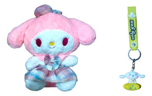 Peluche My Melody Ultra Suave Juguete Kawaii + Llavero