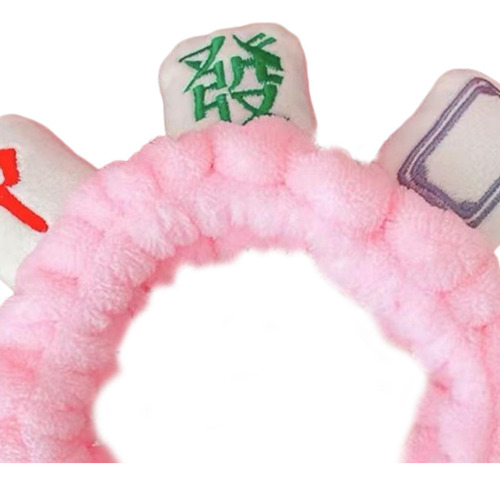 Moda Mahjong Maquillaje Spa Diadema Suave Franela Felpa
