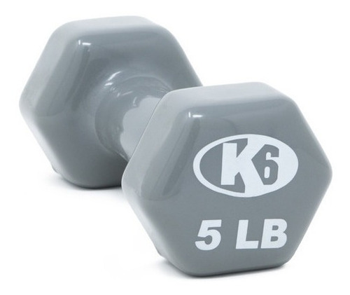 Mancuernas De Vinil K6 5lb Pesas Gym Fitness Ejercicios