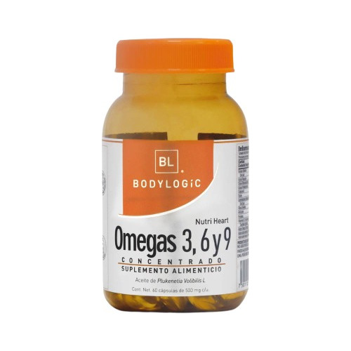 Omega Triple 3,6 & 9 Con Vitamina E Body Logic 60 Capsulas