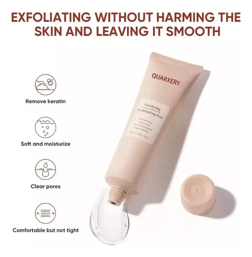 2 Gel Exfoliante Purificante Quarxery, Crema Purificante