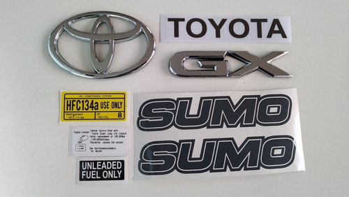Toyota Land Cruiser Prado Sumo Calcomanías Y Emblemas