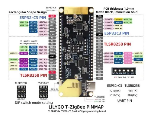 Modulo Esp32 C3 T-zigbee Wifi Bluetooth