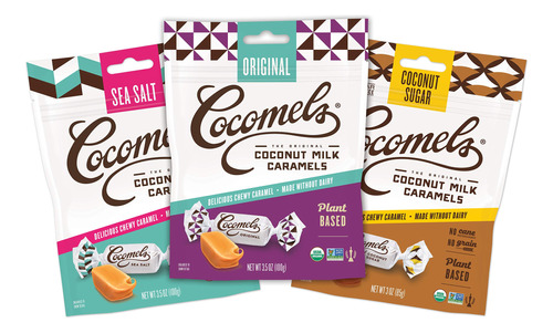 Cocomels Caramelos De Leche De Coco Veganos Orgánicos, Paq.