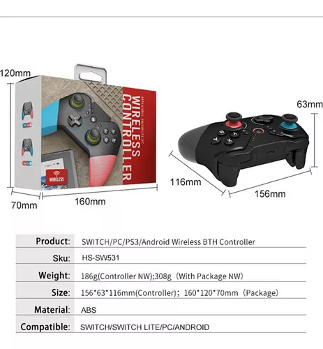 Mando Compatible Nintendo Switch / Nintendo Switch Lite