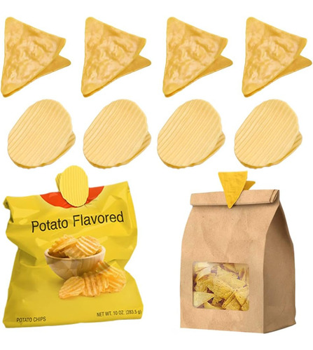 12pc Maquina Sellar Sellador De Bolsas Para Snacks/alimentos Patatas Fritas Con Form