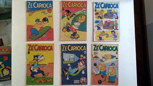 Lote Zé Carioca 6 Números 1277 1325 1365 1381 1387 1393 (Usado)
