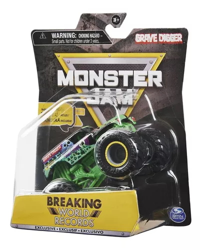 Carrinho de Controle Remoto Monster Jam Grave Digger - Brinquedos 