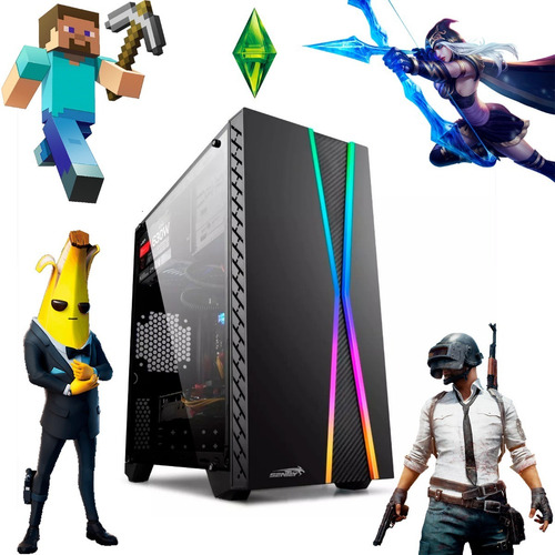 Pc Gamer Completa - Intel I5 8gb 1tb O Ssd Gt1030 2gb