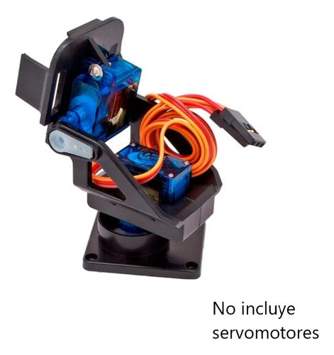 Soporte Para Servo Mg90s Pan Tilt Brazo Robótico